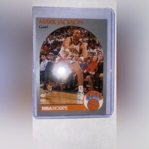 NBA Hoops Mark Jackson Knicks Card - Orange and White